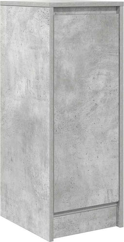 vidaXL - Dressoir - 29,5x34x76 - cm - bewerkt - hout - betongrijs