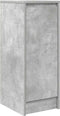 vidaXL - Dressoir - 29,5x34x76 - cm - bewerkt - hout - betongrijs