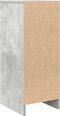 vidaXL - Dressoir - 29,5x34x76 - cm - bewerkt - hout - betongrijs