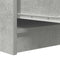 vidaXL - Dressoir - 29,5x34x76 - cm - bewerkt - hout - betongrijs