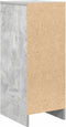 vidaXL - Dressoir - 29,5x34x76 - cm - bewerkt - hout - betongrijs
