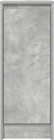 vidaXL - Dressoir - 29,5x34x76 - cm - bewerkt - hout - betongrijs
