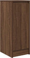 vidaXL - Dressoir - 29,5x34x76 - cm - bewerkt - hout - bruin - eikenkleurig
