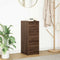 vidaXL - Dressoir - 29,5x34x76 - cm - bewerkt - hout - bruin - eikenkleurig