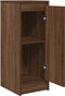 vidaXL - Dressoir - 29,5x34x76 - cm - bewerkt - hout - bruin - eikenkleurig