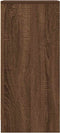 vidaXL - Dressoir - 29,5x34x76 - cm - bewerkt - hout - bruin - eikenkleurig