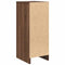 vidaXL - Dressoir - 29,5x34x76 - cm - bewerkt - hout - bruin - eikenkleurig
