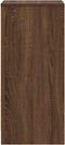 vidaXL - Dressoir - 29,5x34x76 - cm - bewerkt - hout - bruin - eikenkleurig