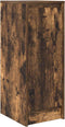 vidaXL - Dressoir - 29,5x34x76 - cm - bewerkt - hout - gerookt - eikenkleurig