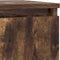 vidaXL - Dressoir - 29,5x34x76 - cm - bewerkt - hout - gerookt - eikenkleurig