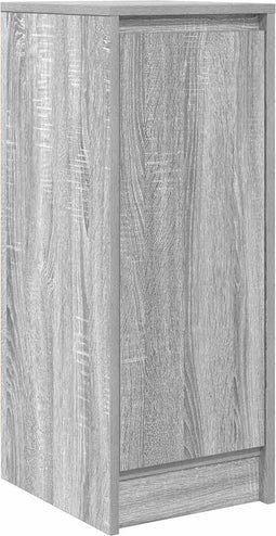 vidaXL - Dressoir - 29,5x34x76 - cm - bewerkt - hout - grijs - sonoma - eikenkleurig
