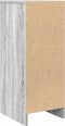 vidaXL - Dressoir - 29,5x34x76 - cm - bewerkt - hout - grijs - sonoma - eikenkleurig