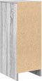 vidaXL - Dressoir - 29,5x34x76 - cm - bewerkt - hout - grijs - sonoma - eikenkleurig