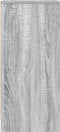 vidaXL - Dressoir - 29,5x34x76 - cm - bewerkt - hout - grijs - sonoma - eikenkleurig
