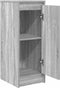 vidaXL - Dressoir - 29,5x34x76 - cm - bewerkt - hout - grijs - sonoma - eikenkleurig