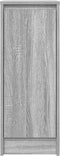 vidaXL - Dressoir - 29,5x34x76 - cm - bewerkt - hout - grijs - sonoma - eikenkleurig