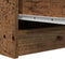 vidaXL - Dressoir - 29,5x34x76 - cm - bewerkt - hout - oud - houtkleurig
