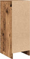 vidaXL - Dressoir - 29,5x34x76 - cm - bewerkt - hout - oud - houtkleurig