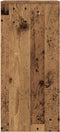 vidaXL - Dressoir - 29,5x34x76 - cm - bewerkt - hout - oud - houtkleurig