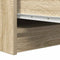 vidaXL - Dressoir - 29,5x34x76 - cm - bewerkt - hout - sonoma - eikenkleurig