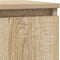vidaXL - Dressoir - 29,5x34x76 - cm - bewerkt - hout - sonoma - eikenkleurig