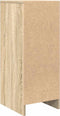 vidaXL - Dressoir - 29,5x34x76 - cm - bewerkt - hout - sonoma - eikenkleurig