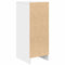 vidaXL - Dressoir - 29,5x34x76 - cm - spaanplaat - wit