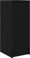 vidaXL - Dressoir - 29,5x34x76 - cm - spaanplaat - zwart - eikenkleurig