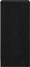 vidaXL - Dressoir - 29,5x34x76 - cm - spaanplaat - zwart - eikenkleurig
