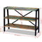 vidaXL - Dressoir - 3 - schappen - massief - gerecycled - hout