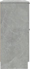 vidaXL - Dressoir - 30x30x70 - cm - bewerkt - hout - betongrijs