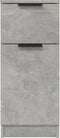 vidaXL - Dressoir - 30x30x70 - cm - bewerkt - hout - betongrijs