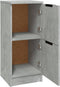 vidaXL - Dressoir - 30x30x70 - cm - bewerkt - hout - betongrijs