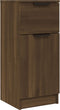 vidaXL - Dressoir - 30x30x70 - cm - bewerkt - hout - bruin - eikenkleur