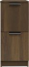 vidaXL - Dressoir - 30x30x70 - cm - bewerkt - hout - bruin - eikenkleur