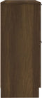 vidaXL - Dressoir - 30x30x70 - cm - bewerkt - hout - bruin - eikenkleur