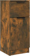 vidaXL - Dressoir - 30x30x70 - cm - bewerkt - hout - gerookt - eikenkleurig