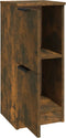 vidaXL - Dressoir - 30x30x70 - cm - bewerkt - hout - gerookt - eikenkleurig