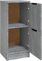 vidaXL - Dressoir - 30x30x70 - cm - bewerkt - hout - grijs - sonoma - eikenkleurig