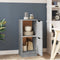 vidaXL - Dressoir - 30x30x70 - cm - bewerkt - hout - grijs - sonoma - eikenkleurig
