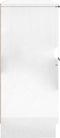 vidaXL - Dressoir - 30x30x70 - cm - bewerkt - hout - hoogglans - wit