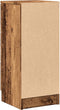 vidaXL - Dressoir - 30x30x70 - cm - bewerkt - hout - oud - houtkleurig