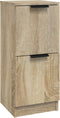 vidaXL - Dressoir - 30x30x70 - cm - bewerkt - hout - sonoma - eikenkleurig