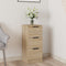 vidaXL - Dressoir - 30x30x70 - cm - bewerkt - hout - sonoma - eikenkleurig