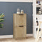 vidaXL - Dressoir - 30x30x70 - cm - bewerkt - hout - sonoma - eikenkleurig