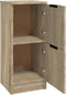vidaXL - Dressoir - 30x30x70 - cm - bewerkt - hout - sonoma - eikenkleurig