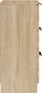 vidaXL - Dressoir - 30x30x70 - cm - bewerkt - hout - sonoma - eikenkleurig