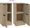 vidaXL - Dressoir - 30x30x70 - cm - bewerkt - hout - sonoma - eikenkleurig