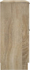 vidaXL - Dressoir - 30x30x70 - cm - bewerkt - hout - sonoma - eikenkleurig