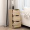 vidaXL - Dressoir - 30x30x70 - cm - bewerkt - hout - sonoma - eikenkleurig